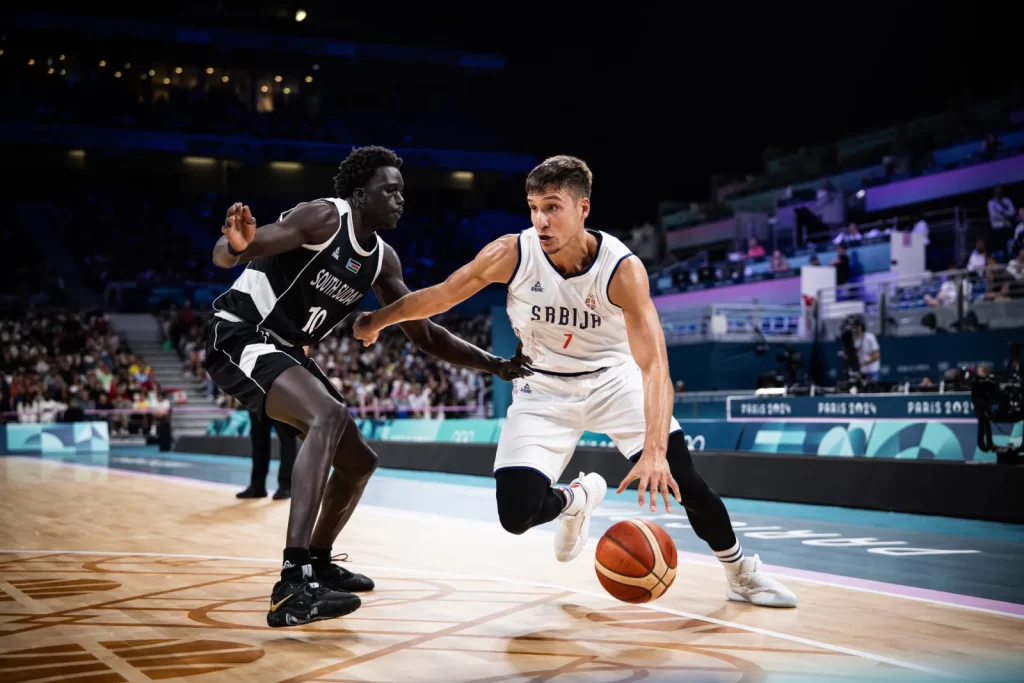 Bogdan Bogdanovič je po 30-bodovom zostrelení Južného Sudánu vo forme
Foto: FIBA