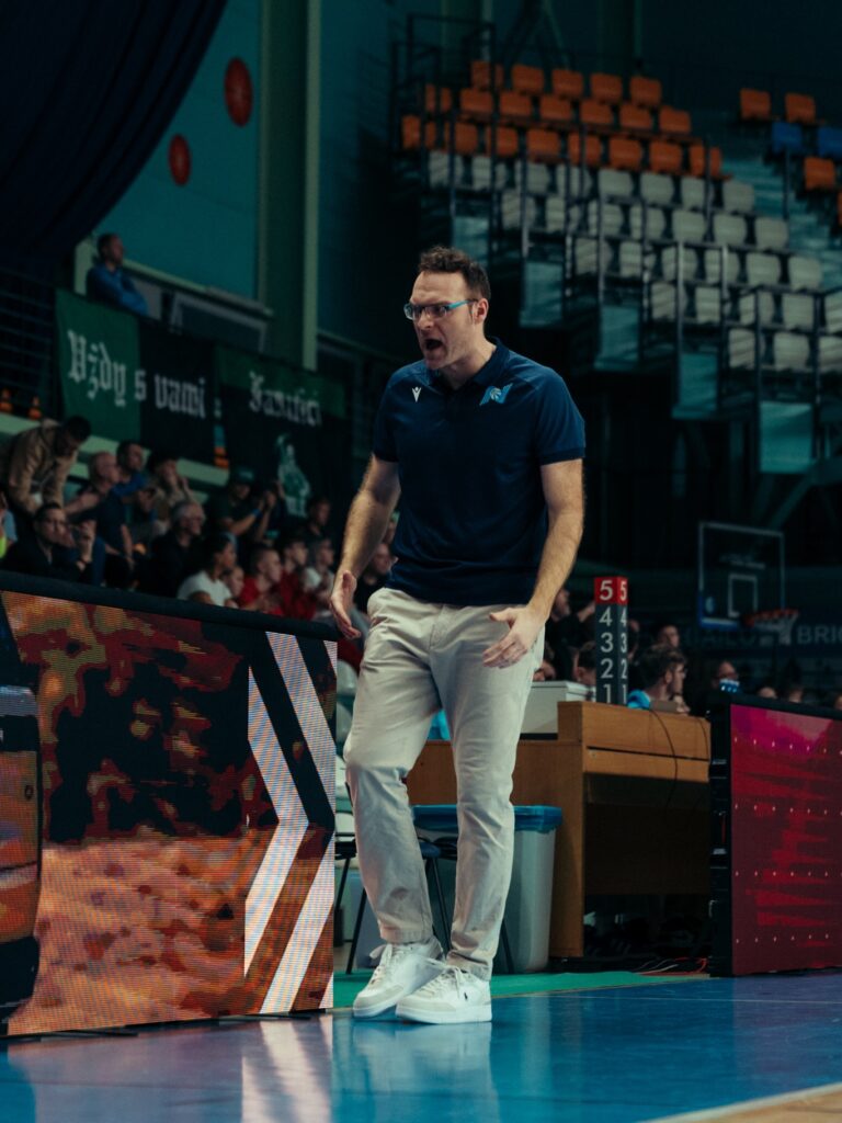 Náročný trenér Nitry Martin Blaho
Foto: Nitra Blue Wings